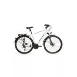 BİSAN 8500 CİTY Şehir Bisikleti 46 CM HİDROLİK DİSK 28 JANT 27 VİTES MAT BEYAZ LACİVERT