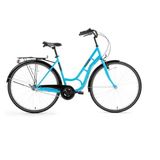 Bisan Ambiance 51 cm V 28 Jant 3 Vites Mavi Siyah Kadın Şehir Bisikleti