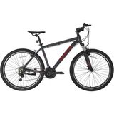 Bisan Atlas 26 V Fren 43 cm Parlak Gri Kırmızı Mtb Dağ Bisikleti - Gri - Kırmızı