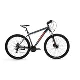 Bisan Atlas 27.5 V Fren 48 cm Parlak Gri Kırmızı MTB Dağ Bisikleti