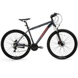 Bisan Atlas 43 cm V 26 Jant 21 Vites Parlak Gri Kırmızı Erkek Dağ Bisikleti