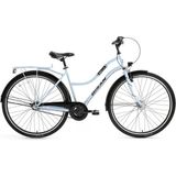 Bisan Bella-24 Kadın Şehir Bisikleti 42CM V 26 Jant 3 Vites Buz Mavi Siyah - Buz Mavisi - Siyah
