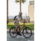 Bisan Bisan 8500 City Şehir Bisikleti 50 Cm Hidrolik Disk 28 Jant 27 Vites Mat Kırmızı Siyah