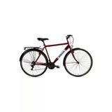 Bisan BİSAN HARDY ŞEHİR BİSİKLETİ 46 CM V 28 JANT 21 VİTES BORDO SİYAH-BEYAZ