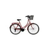 Bisan Bisan Paradıse-23 Kadın Şehir Bisikleti 56Cm V 28 Jant Kırmızı Gri