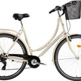 Bisan BİSAN PARADISE S KADIN ŞEHİR BİSİKLETİ 56CM V 28 JANT 7 VİTES KREM SİYAH