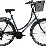 Bisan BİSAN PARADISE S KADIN ŞEHİR BİSİKLETİ 56CM V 28 JANT 7 VİTES PARLAK SİYAH GRİ