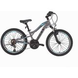 Bisan Buffalo 30 cm V 24 Jant 18 Vites Füme Siyah Mavi Çocuk Bisikleti