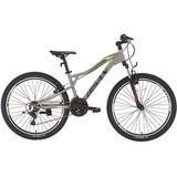 Bisan Buffalo 37 cm V 27.5 Jant 21 Vites Açık Gri Siyah Sarı Dağ Bisikleti