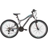Bisan Buffalo 37 cm V 27.5 Jant 21 Vites Füme Siyah Mavi Dağ Bisikleti