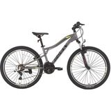 Bisan Buffalo 37 cm V 27.5 Jant 21 Vites Füme Siyah Sarı Dağ Bisikleti