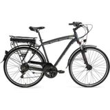 Bisan Comet 28'' Parlak Gri Elektrikli Bisiklet