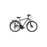 Bisan Comfortline 28 Jant Şehir Bisikleti 52.5 cm Alüminyum Mekanik Disk Fren 21 Vites Metalik Gri