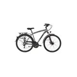 Bisan Comfortline Şehir Bisikleti 52.5 cm Mekanik Disk Fren 28 Jant 21 Vites Metalik Gri Yeşil