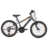 Bisan Cooper 28 cm V 20 Jant 21 Vites Füme Siyah Turuncu Çocuk Bisikleti