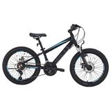 Bisan Cooper 30 cm MD 24 Jant 21 Vites Mat Siyah Mavi Çocuk Bisikleti