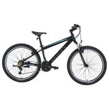 Bisan Cooper 35 cm V 26 Jant 21 Vites Mat Siyah Mavi Dağ Bisikleti