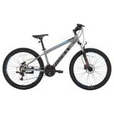 Bisan Cooper 37 cm HD 27.5 Jant 21 Vites Açık Gri Siyah Mavi Dağ Bisikleti