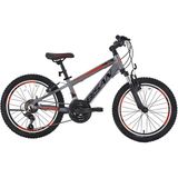Bisan Cooper Çocuk Bisikleti 28 cm V Fren 20 Jant 21 Vites Füme Kırmızı - Füme - Kırmızı