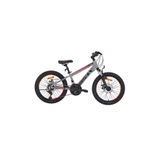 Bisan COOPER ÇOCUK BİSİKLETİ 30 CM MD 24 JANT 21 VİTES AÇIK GRİ KIRMIZI