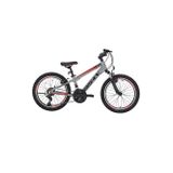 Bisan COOPER ÇOCUK BİSİKLETİ 30 CM V FREN 24 JANT 21 VİTES AÇIK GRİ KIRMIZI