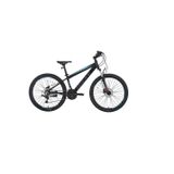 Bisan Cooper Erkek Dağ Bisikleti 30CM Hd 24 Jant 21 Vites Mat Siyah Mavi