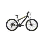 Bisan Cooper Erkek Dağ Bisikleti 30CM Hd 24 Jant 21 Vites Mat Siyah Sarı