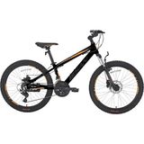 Bisan Cooper Erkek Dağ Bisikleti 35 cm Hd 26 Jant 21 Vites Mat Siyah Mavi - Çok Renkli