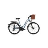 Bisan Ctx 6300 28 Jant 21 Vites Kadın Şehir Bisikleti Disk Fren Gri Pembe 46 Cm Kadro