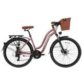 Bisan CTX 6300 Md 28 Jant 21 Vites Gri Pembe 46 cm Kadın Şehir Bisikleti