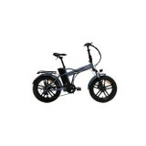 Bisan E-Folding F4 20 Jant 7 Vites Metalik Gri Elektrikli Katlanır Bisiklet