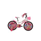 Bisan Ella Kız Çocuk Bisikleti 30 Cm V 20 Jant Beyaz Pembe