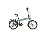 Bisan FX 3500-NX3 32 cm V 20 Jant NEX.3 Vites Metalik Gri Mavi Katlanır Bisiklet