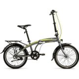 Bisan FX 3500-NX3 32 cm V 20 Jant NEX.3 Vites Metalik Gri Sarı Katlanır Bisiklet