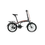 Bisan FX 3500-NX3 32 cm V 20 Jant NEX.3 Vites Metalik Gri Turuncu Katlanır Bisiklet