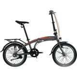 Bisan Fx 3500-NX3 Katlanır Bisiklet 32CM V 20 Jant Nex.3 Vites Metalik Gri Turuncu - Çok Renkli