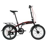 Bisan FX 3500-TRN 20 Jant 1x7 Vites Siyah Kırmızı Katlanabilir Bisiklet