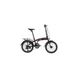 Bisan FX 3500-trn-23 32 CM 20 Jant Siyah-Kırmızı Katlanabilir Bisiklet