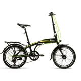 Bisan Fx 3500 Trn Katlanır Bisiklet Ürün Rengi: Mat Siyah Kadro: 32 cm Vites: 1x7 Vites Tekerlek: 20" Etiket Rengi: Sarı Blc