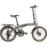 Bisan Fx 3600 Altus Katlanır Bisiklet 31.5 cm Md 20 Jant 8 Vites Metalik Gri Beyaz Turuncu - Siyah