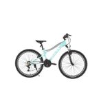 Bisan Gazella Kadın Dağ Bisikleti 37CM V 27.5 Jant 21 Vites Metalik Turkuaz Koyu Pembe