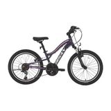 Bisan Gazella Kız Çocuk Bisikleti 28CM V 20 Jant 18 Vites Metalik Mor Açık Pembe