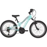 Bisan Gazelle 28 cm V 20 Jant 18 Vites Turkuaz Koyu Pembe Çocuk Bisikleti