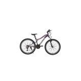 Bisan Gazelle Kadın Dağ Bisikleti 37Cm V 27.5 Jant 21 Vites Metalik Mor Açık Pembe