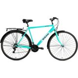 Bisan Hardy 26 Jant Erkek Şehir Bisikleti 42 Cm Çelik Kadro V-Fren 21 Vites Turkuaz