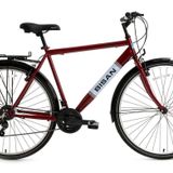 BİSAN HARDY ŞEHİR BİSİKLETİ 46 CM V 28 JANT 21 VİTES BORDO SİYAH-BEYAZ