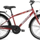 Bisan Hero-24 Erkek Şehir Bisikleti 42Cm V 26 Jant 3 Vites Metalik Kırmızı Kırmızı