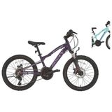 Bisan KDX 2500-D 28 cm MD 20 Jant 21 Vites Turkuaz Mavi Beyaz Kız Çocuk Bisikleti