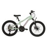 Bisan Kdx 2500-D Kız Çocuk Bisikleti 28CM Md 20 Jant 21 Vites Mint Yeşil Pembe Beyaz - Çok Renkli