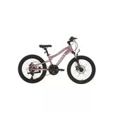 Bisan KDX 2500 Disk Fren 20 Jant Çocuk Bisikleti 28 Cm Kadro 21 Vites Metalik Pembe Beyaz